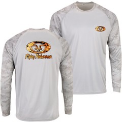 Flying Fisherman Redfish Skin Performance Long Sleeve T-Shirt – Aluminum