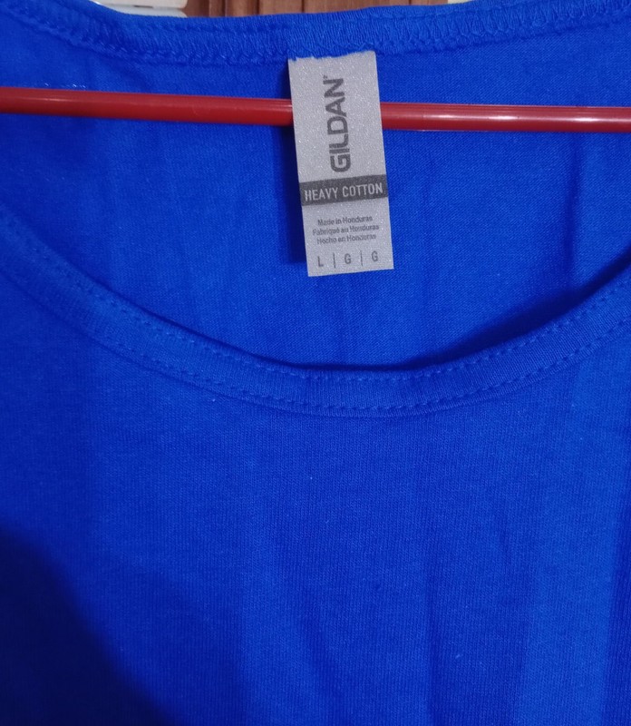 Gildan Heavy Cotton Adult Tank Top, Blue Unisex Shirt, NEW w/o Tag...LG or MED. gallery