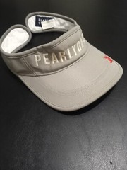 Pearly Gates Golf Sun Visor Gray Embroidered.