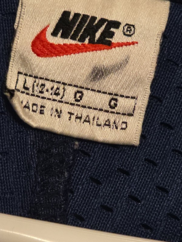 OrangTag Nike Pullover V-Neck Shirt Navy Blue 920220 KL4 Mens L Knitted Sleeves gallery