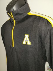 App State Mountaineers 1/4 Zip Pullover Mens Small S Appalachian Colosseum