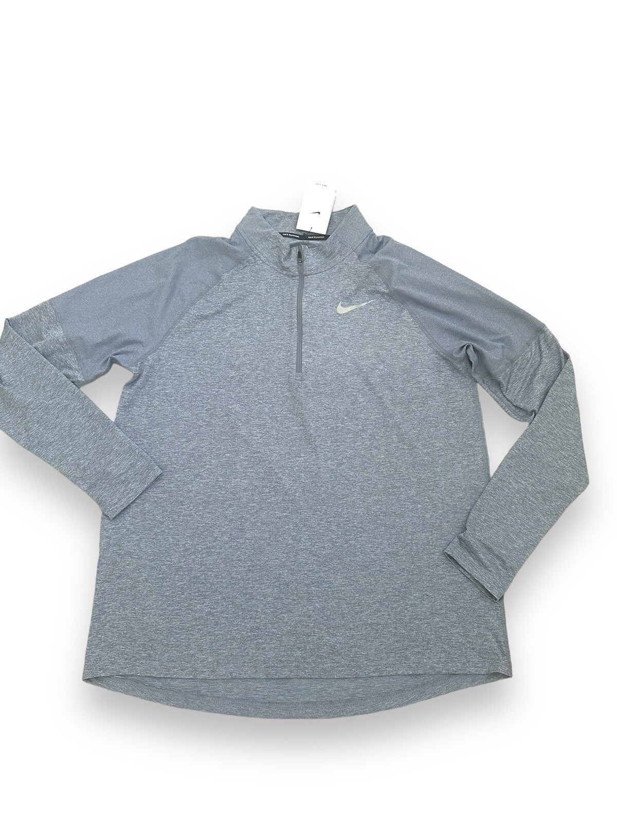 NWT$70 Nike Element Men's Dri-FIT 1/2-Zip Running Top AH8973 493 XL Gray/Blue gallery