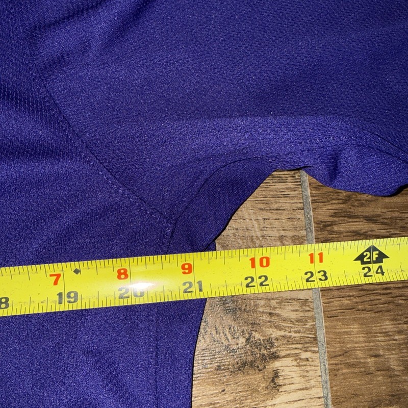 adidas Men's L DK ELITE 2 Button Baseball Jersey High-Stretch Performance PURPLE gallery