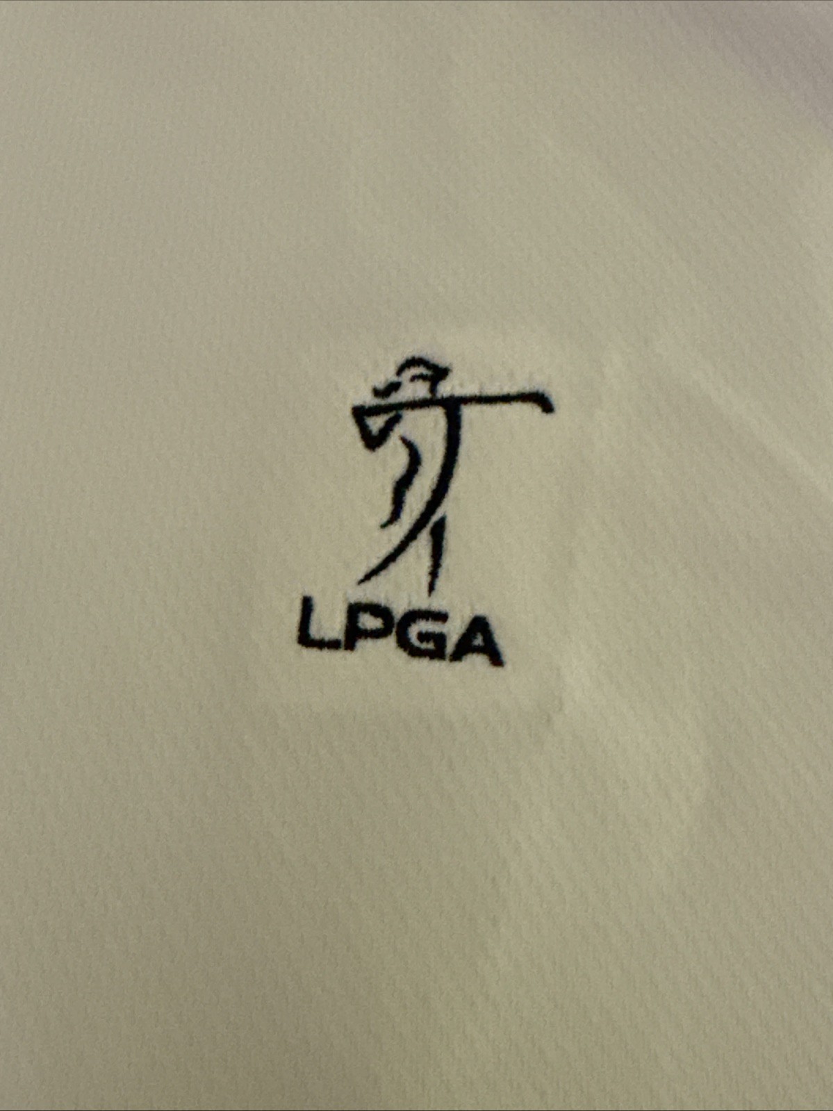 Under Armour Pullover Mens Large White LPGA UPF 50 1/4 Zip UM1223 gallery