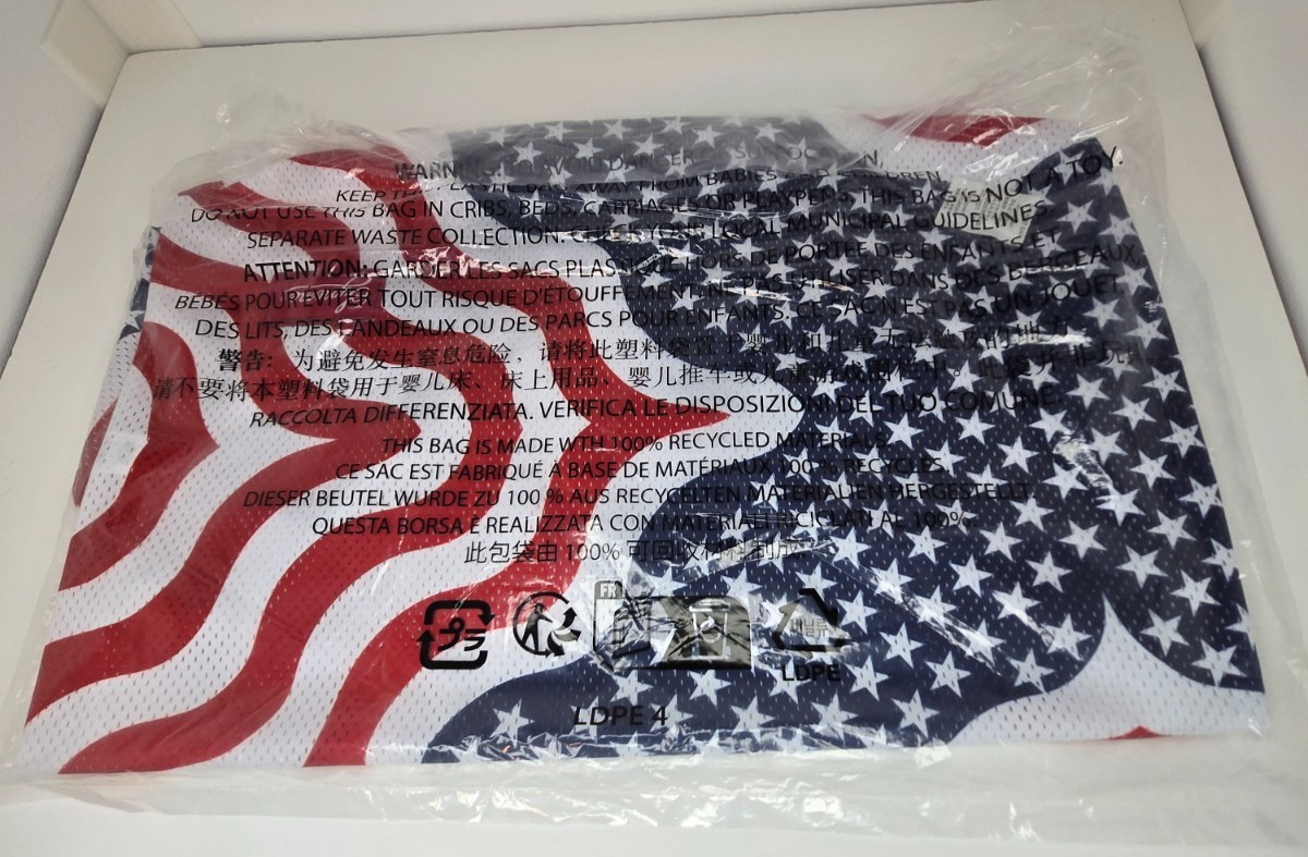 Supreme Shop S Logo Baseball Henley Flag New York SS26 Size XL Brand New Sealed gallery
