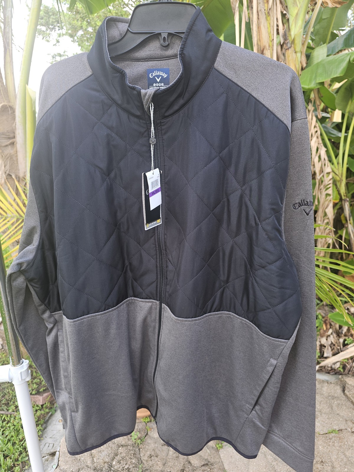 Callaway Full Zip Opti Dri Jacket Mens Size XXL Caviar Weather Series CGRF70H7C1 gallery