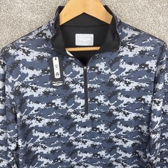 Straight Down Sergeant Pullover Men’s Small Camo 1/4 Zip Golf Athletic NEW
