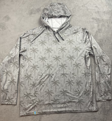 Chubbies The Calm Palm Long Sleeve Pullover Hoodie Mens Large