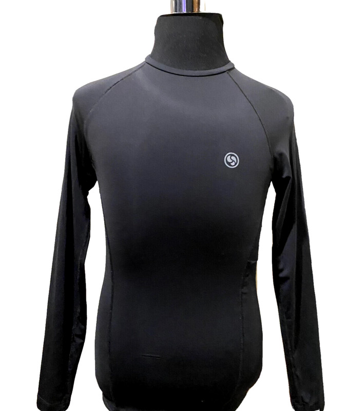 ClimateSmart Base Layer Shirt Mens S Stretch Long Sleeve Athletic Thermal Top gallery