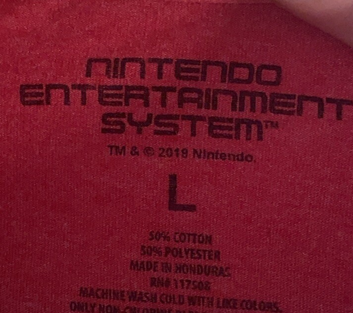 Nintendo Game Keep It Classic Red Lightweight T-shirt Large Retro Gamer Retro L gallery