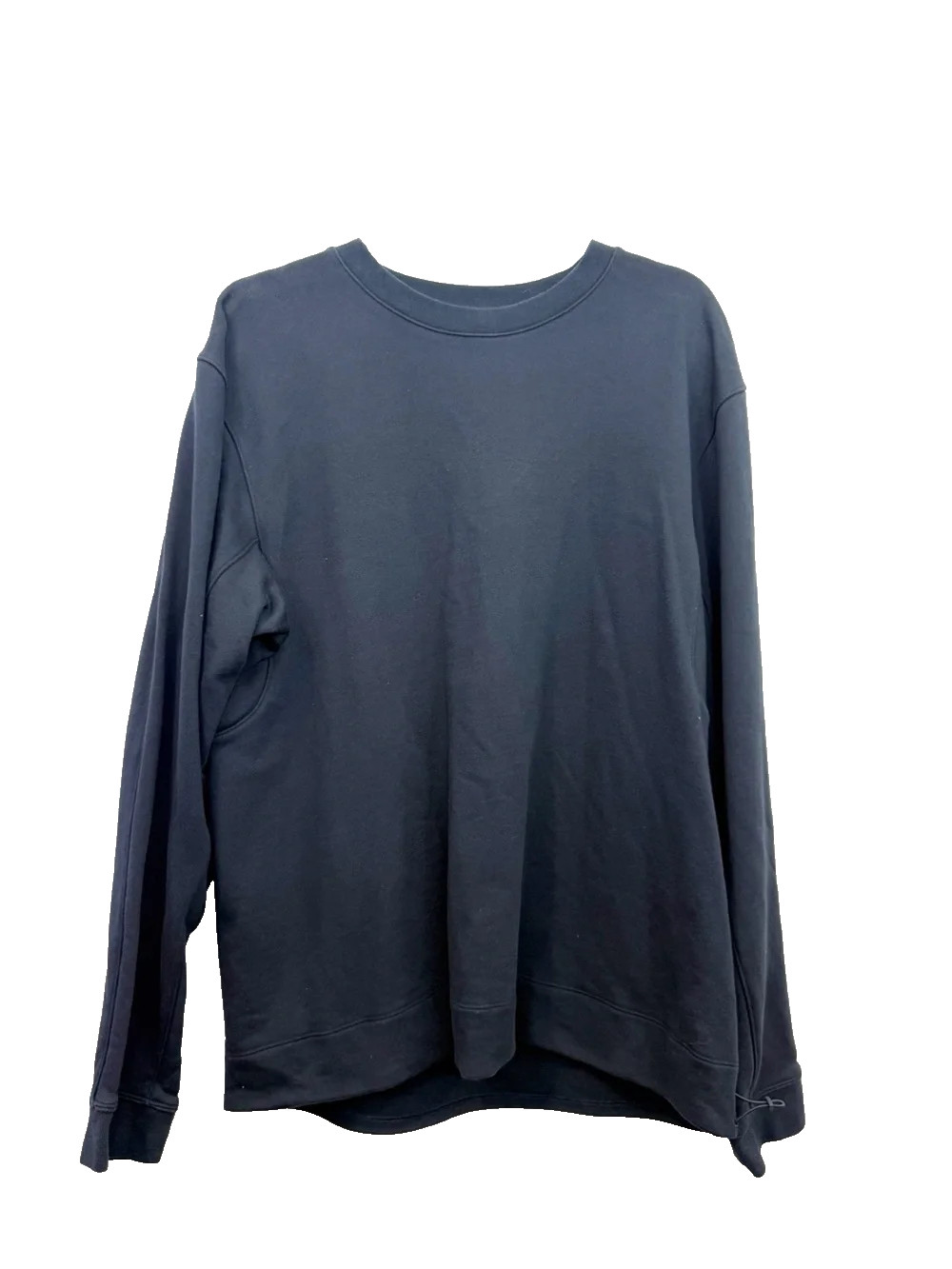 Lululemon Mens French Terry Oversized Long Sleeve Crew Classic Navy Size XL gallery