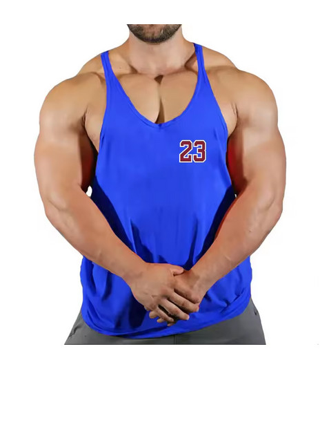 Men Gym Stringer Tank Top Sleeveless Fitness Bodybuilding Vest Suspenders Top gallery