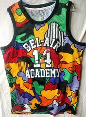 Bel-Air Academy Smith #14 Size XXL Basketball Jersey Hip Hop TV Sitcom