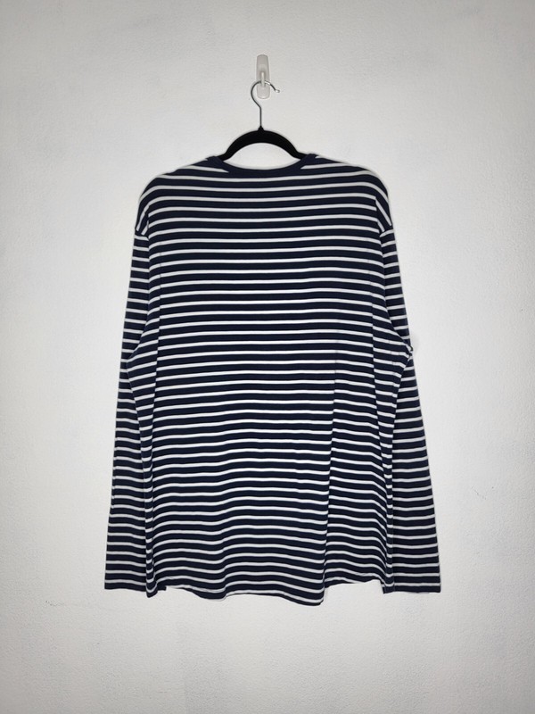 LULULEMON 5 Year Basic Long Top Sleeve Tee Nluev white Stripes Men's Size XL gallery