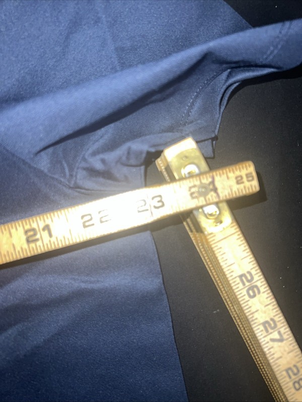 Twillory Shirt Xl Navy Pique Hard Collar Athleisure Pole Short Sleeve gallery