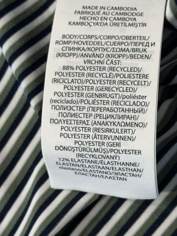 RLX Ralph Lauren Blue/White Stripe Short Sleeve Polo Shirt Men's Size Large NWT gallery