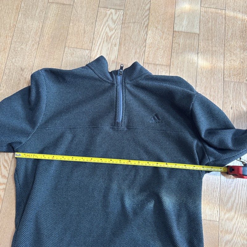 adidas Men's Pullover 1/4 Zip Size Medium Green And Black gallery