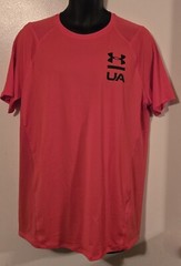 Men’s Under Armour UA Heatgear Heat Gear Fitted New with Tags NWT Large Red