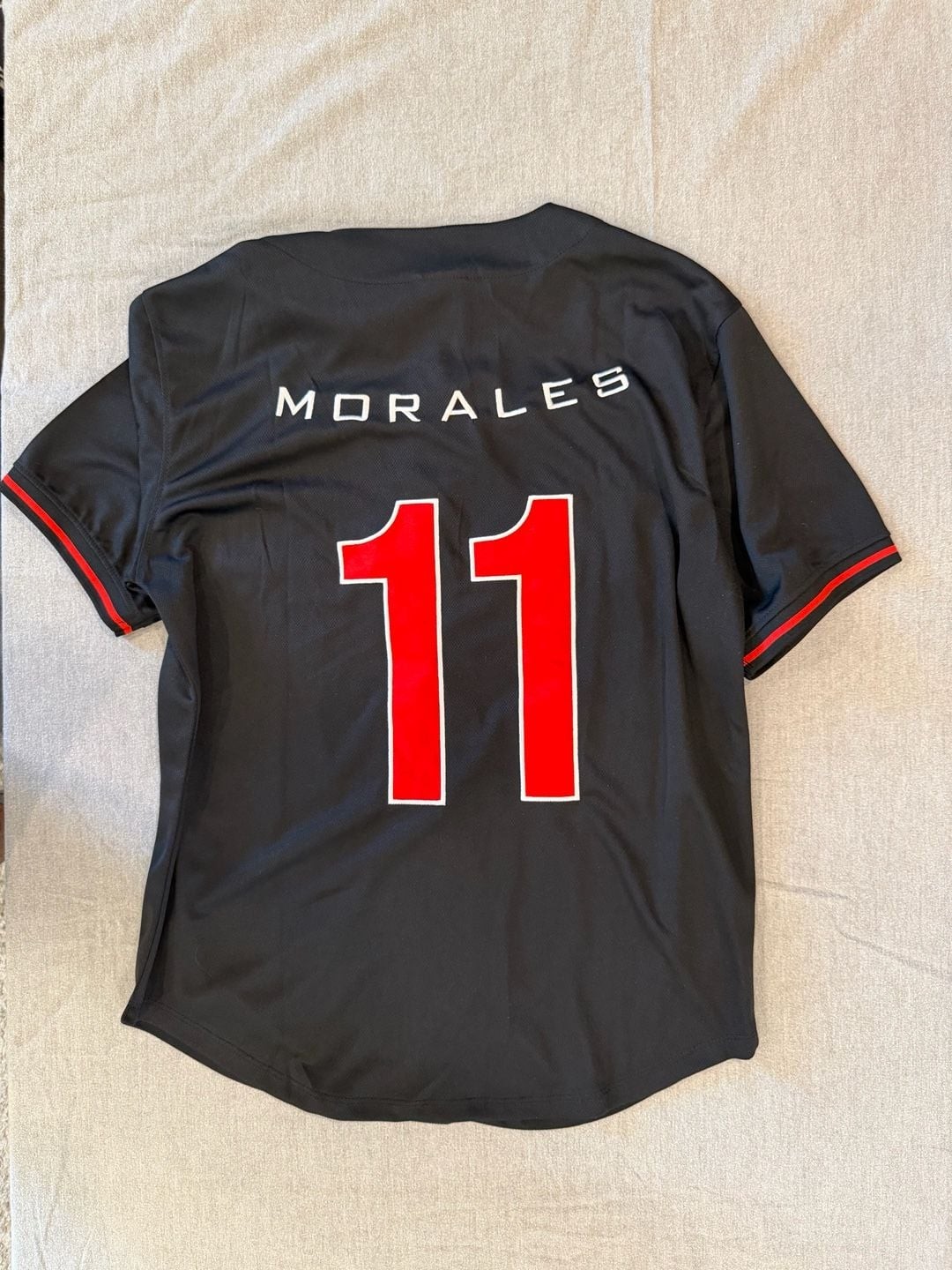 Marvel Miles Morales Spider-Man Baseball Jersey Button-Up Shirt gallery