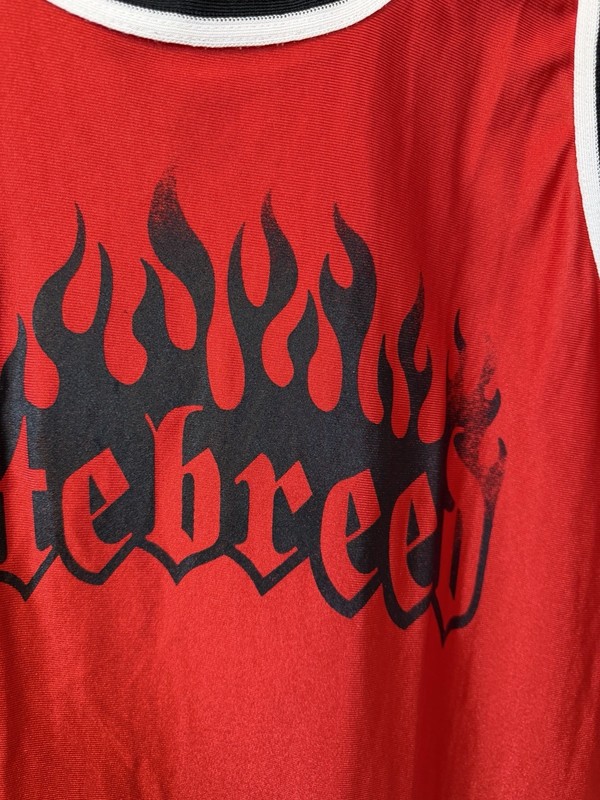 Vintage Hatebreed Basketball Jersey XXL Hardcore 90s Red 46-48 gallery