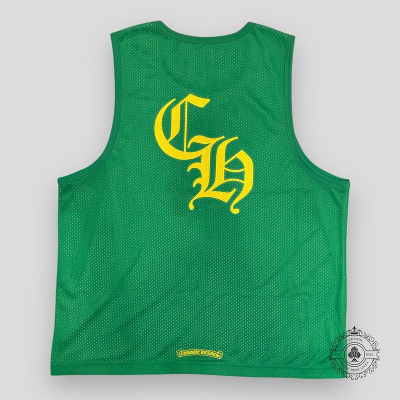 Chrome Hearts Reversible 33 Mesh Jersey in Green gallery