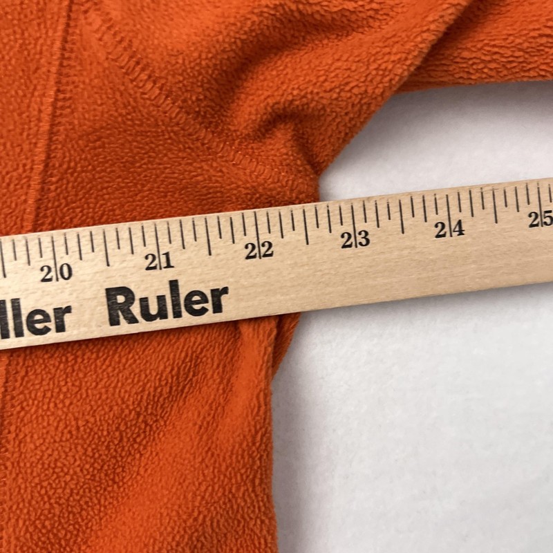 Columbia Fleece Pullover Mens Large Orange 1/4 Zip Mock Neck Hiking Outdoor gallery