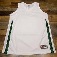 Nike Team Basketball Teen Sleeveless Jersey White Green – Sz L (12-14)
