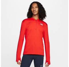 Nike Team USA Olympic Element Half Zip Running Jacket Red M Md Medium CV0412-673