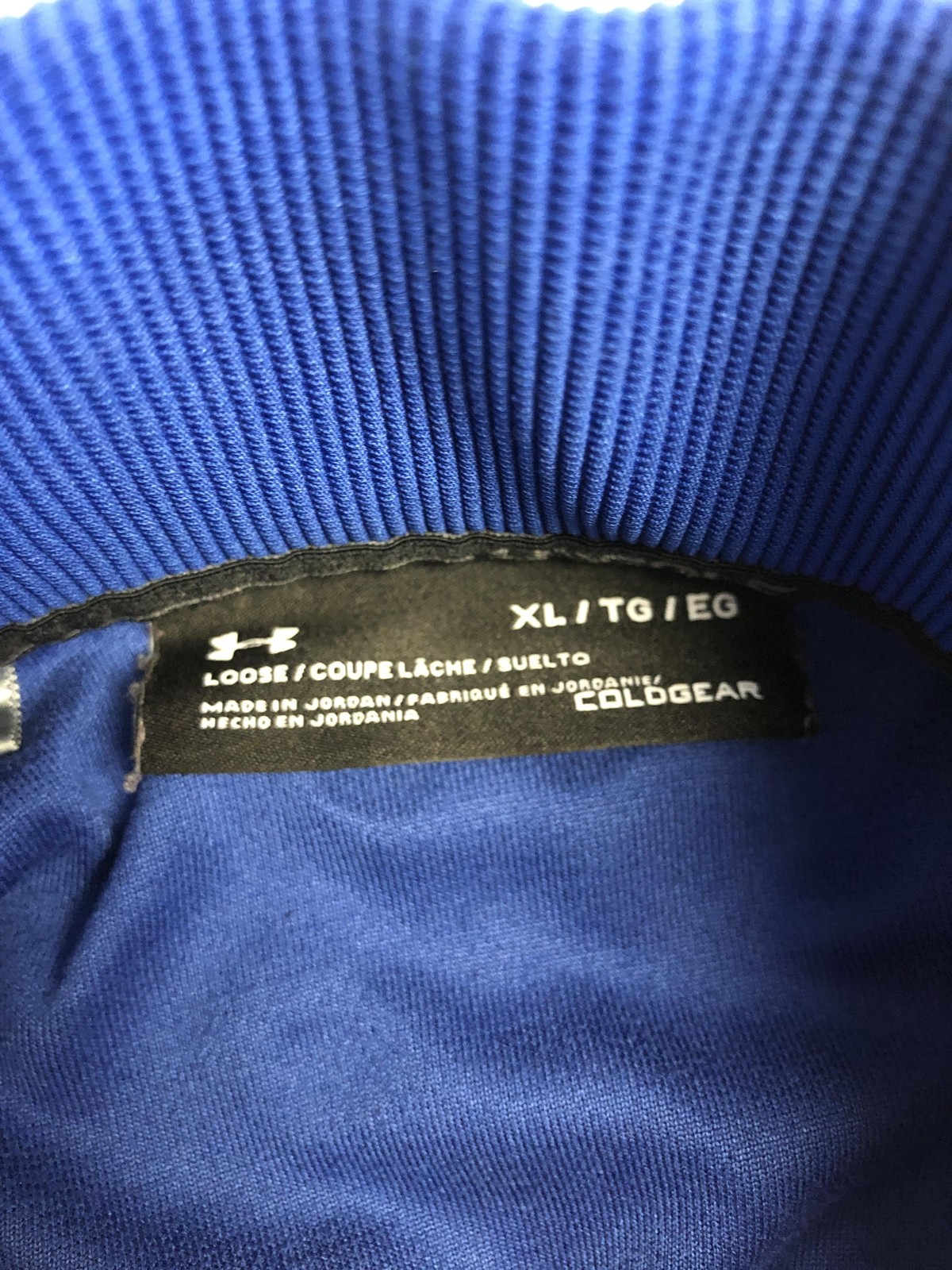 Under Armour Pullover Mens XL ColdGear Loose Athletic Long Sleeve Quarter Zip gallery
