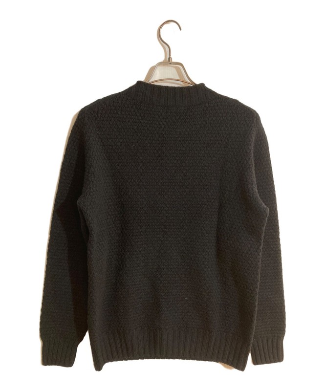 Drumohr Aran cable mock neck knit Size: 48 Black 21-15-0634-899 Men gallery