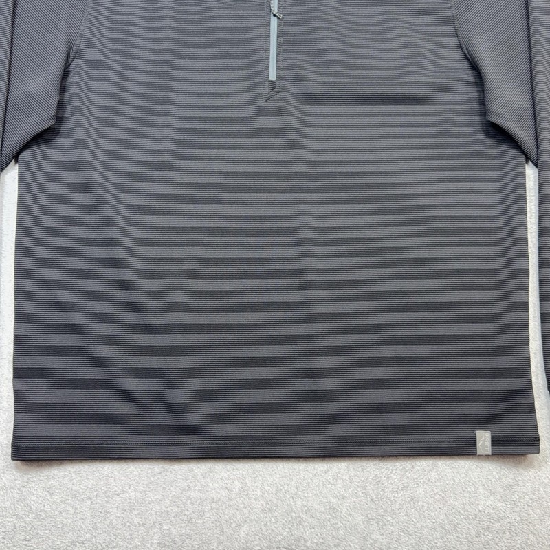 LL Bean Venture Stretch Ottoman Rib Pullover Mens Large Black 1/4 Zip Outdoor gallery