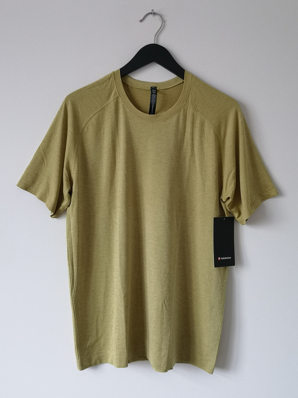 NWT LULULEMON Metal Vent Tech SS 2.0 Top Shirt Men's XL AGLD/DWGN Yellow Green gallery
