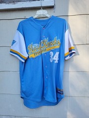 Vtg 1992 School Of Hard Knocks Prowlers Baseball Jersey, Hip-hop Style, 2XL