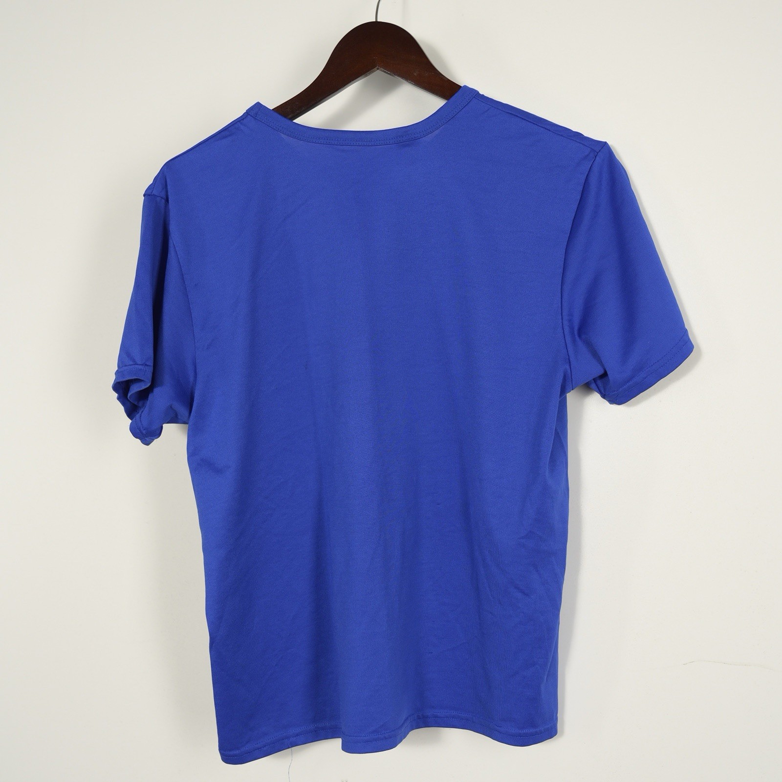 Decathalon Adult S. Royal Blue Dri Fit Short Sleeve Athletic T-Shirt gallery