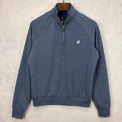 Fairway Greene 1/4 Zip Pullover Mens Medium Blue Hudson National Golf Club USA