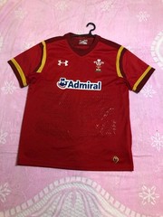 Men’s Under Armour Wales Admiral WRU Jersey Shirt size M