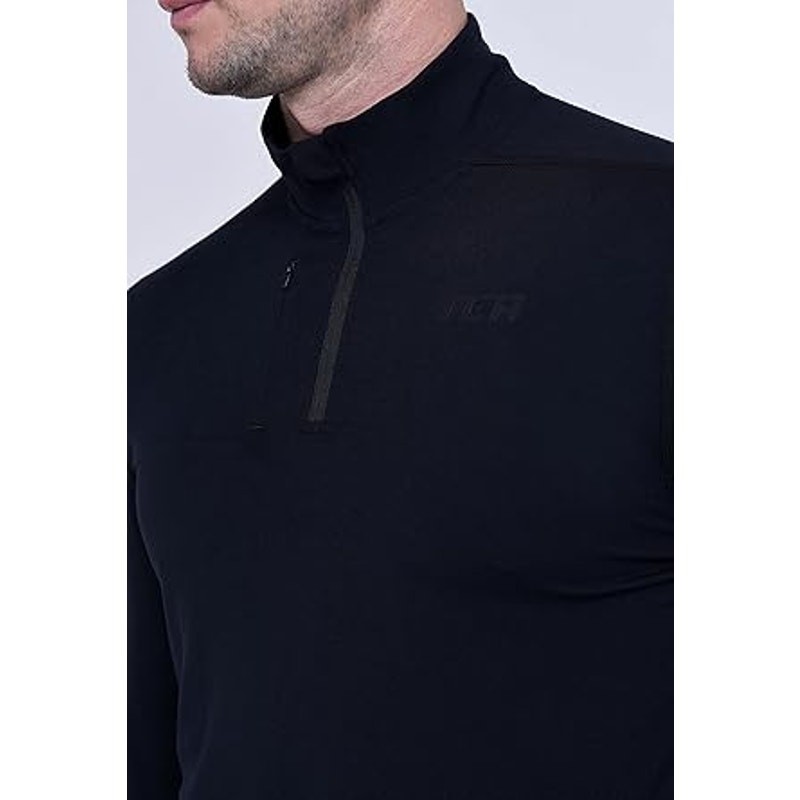 TCA Fusion Pro Quickdry Long Sleeve Half Zip Shirt, Pocket & Thumb Holes, XXL gallery