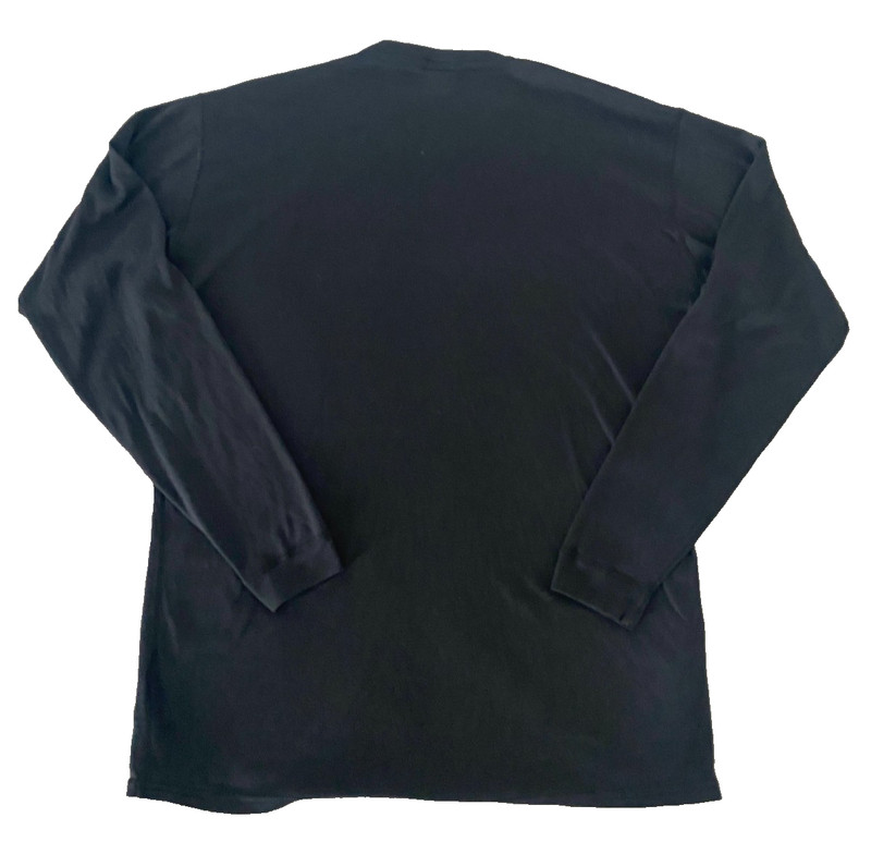 Patagonia Capilene Solid Black Pattern Long Sleeve Crew Neck Base Shirt Size L gallery