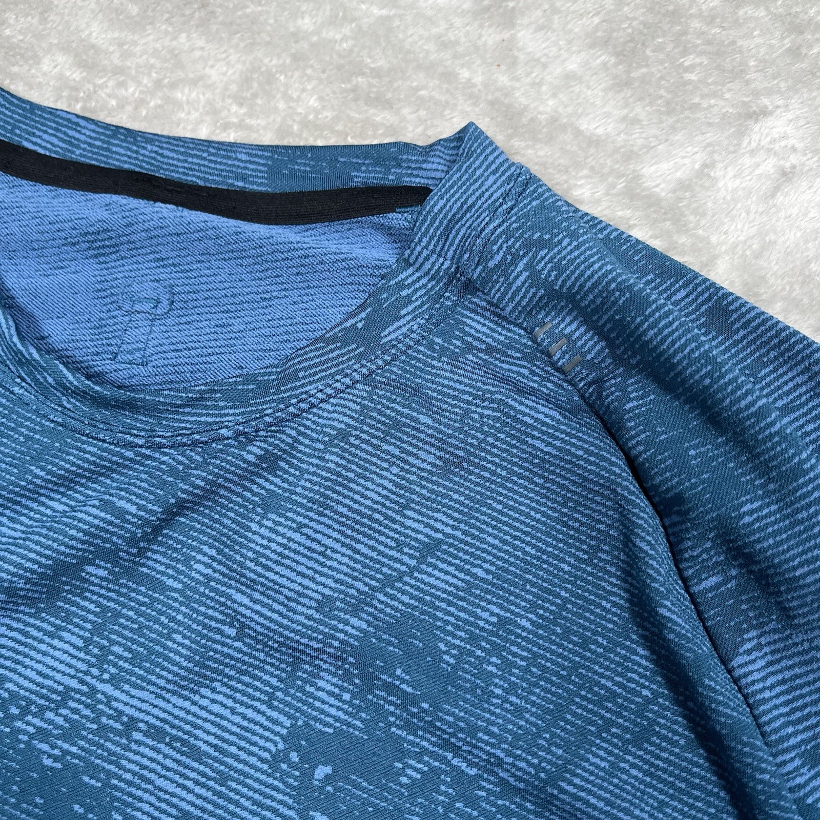 Lululemon Drysense S/S Shirt Mens M Blue Athletic Gym Performance Workout gallery