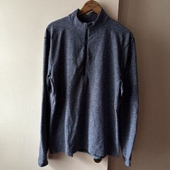 Lululemon Surge Warm 1/2 Zip Pullover Men’s Size Large Heather Blue Running