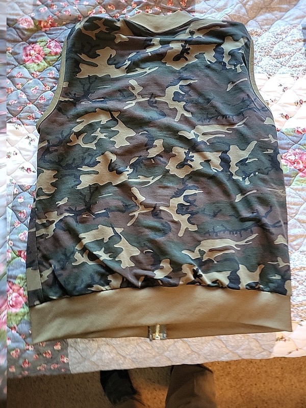 Vintage 80'S Sears FIELDMASTER Camouflage Pattern Woodland Camo Vest USA XXL gallery