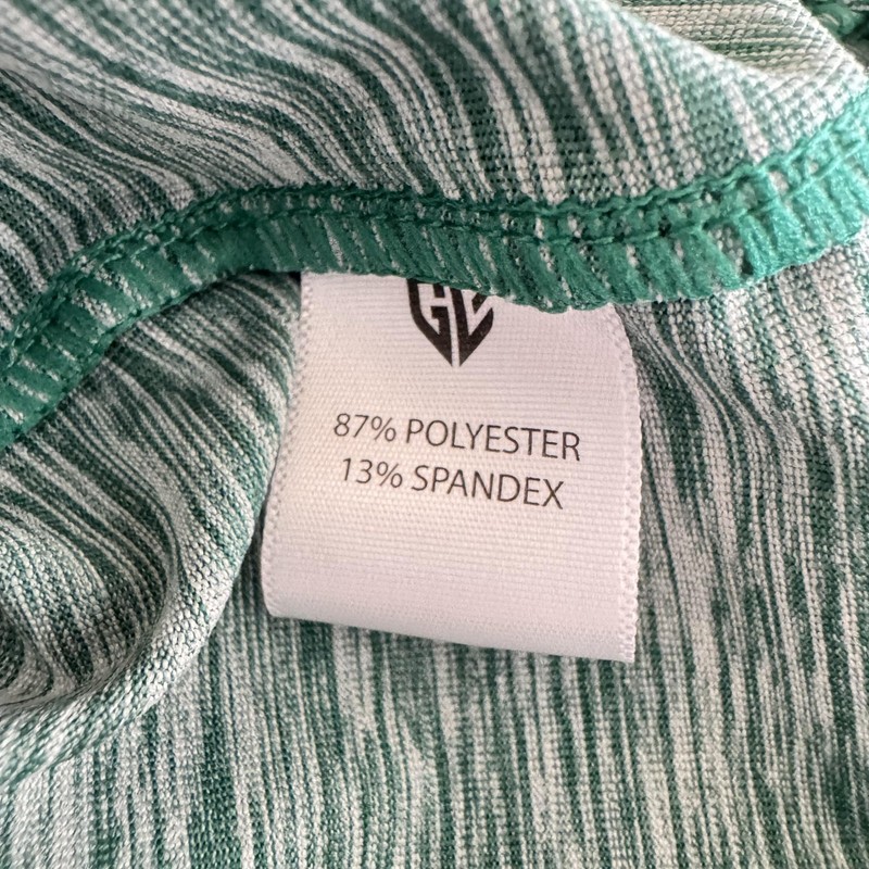 Graham Luxe Pullover Mens Small Green Quarter Zip Athletic Stretch Shirt Top gallery