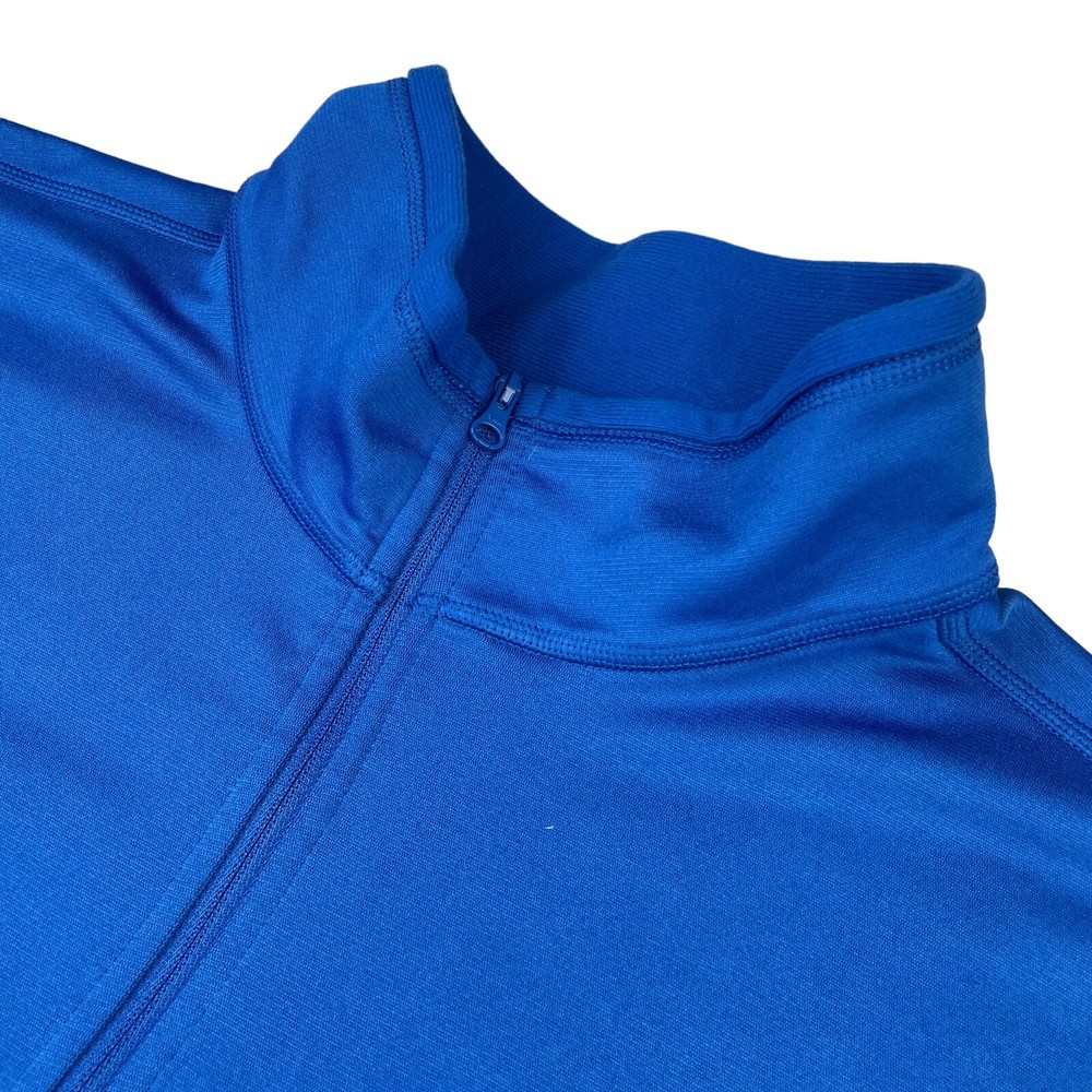 The North Face Men's Fleece Lined Performance 1/4 Zip Pullover Blue • Large