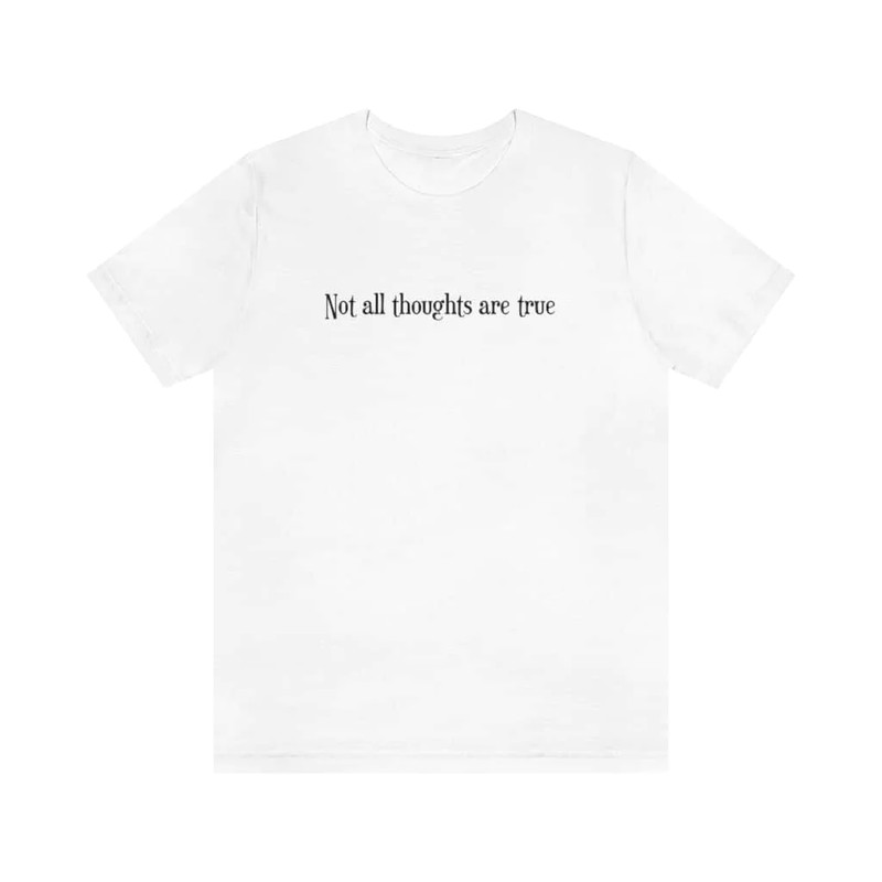 Bella & Canvas Short Sleeve Tee "Thoughts" m gallery