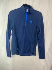 Adidas HEAT.RDY Quarter Zip Pullover Men’s Medium Blue Long Sleeve Athletic