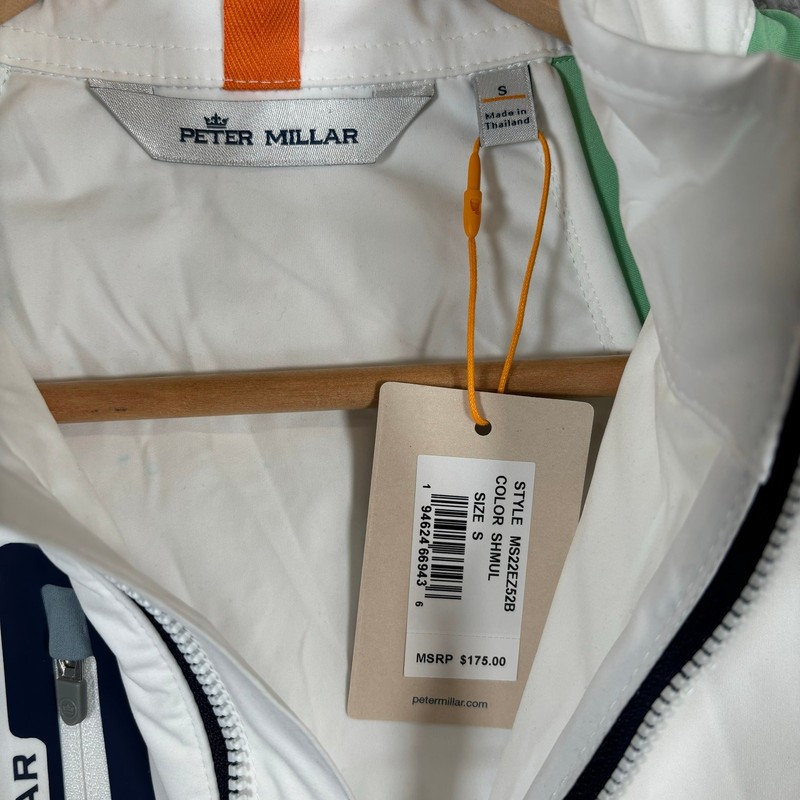 Peter Millar Crown Shirt Mens Small Blue Green Pullover Hyperlight Weld Hybrid gallery