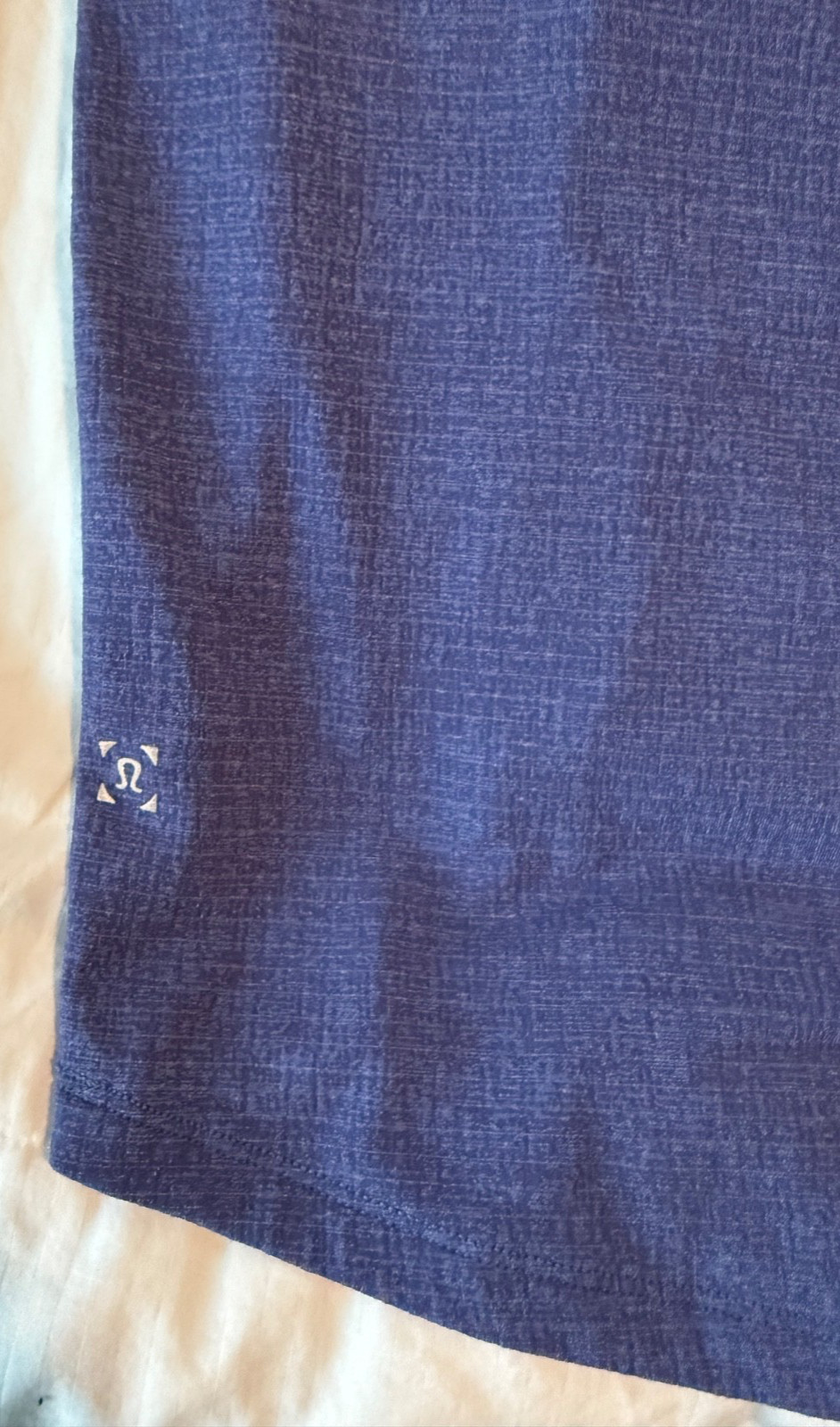 Lululemon Men’s XL Heather Blue Performance Athletic T-Shirt Short Sleeve Runnin gallery