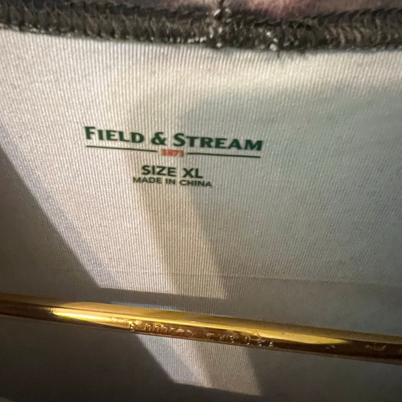 Field & Stream Mossy Oak Break Up Camo Long Sleeve Hunting Fishing Shirt Size XL gallery