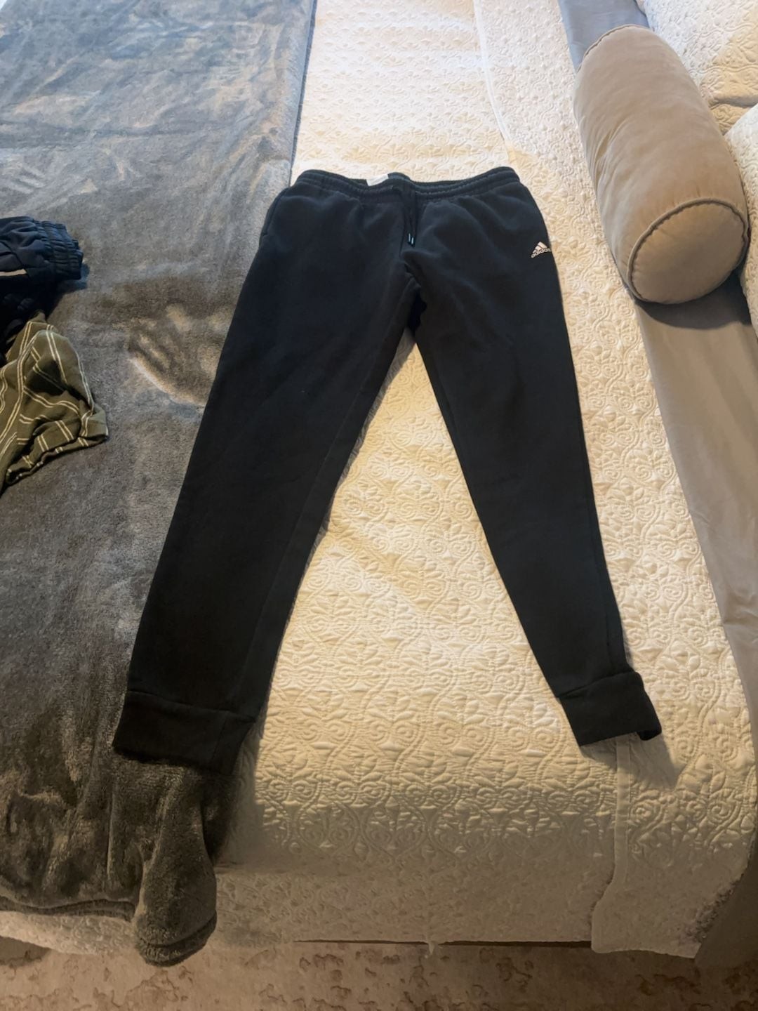 Adidas Golf Fleece Jogger Sweatpants Black Size Small gallery