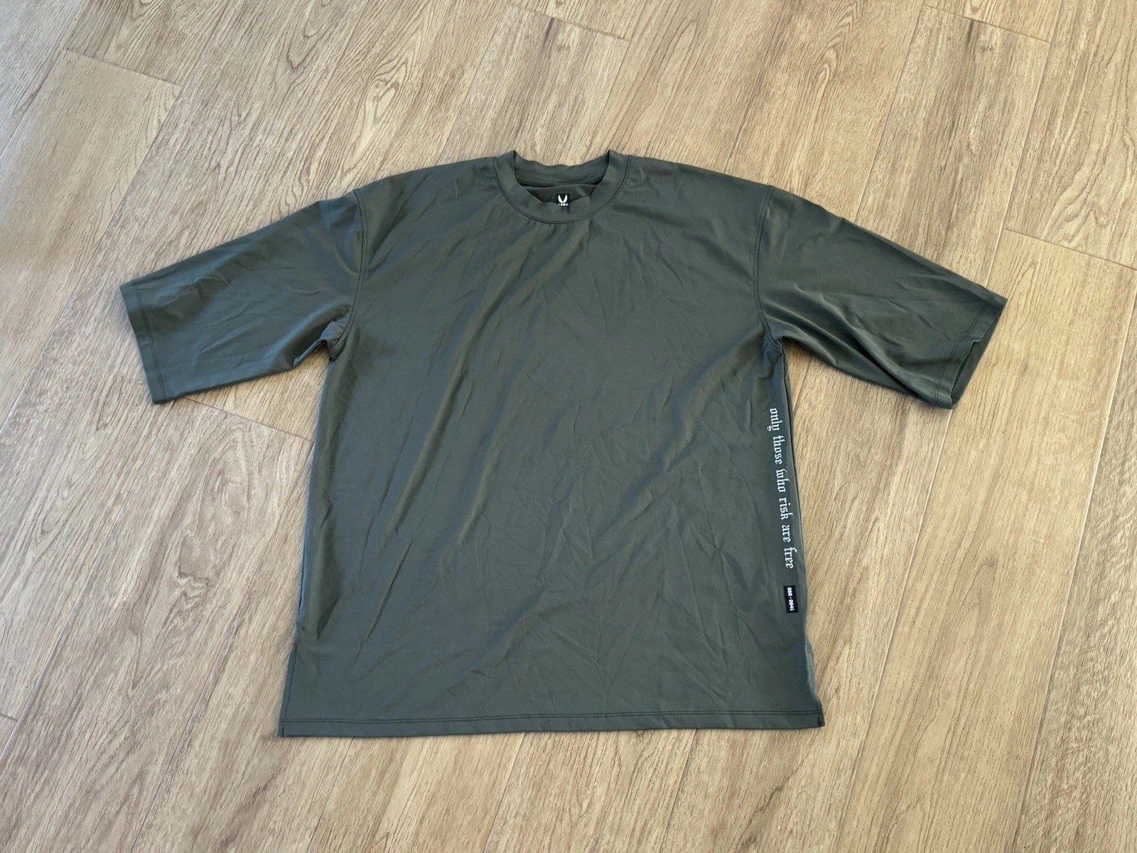ASRV Aerosilver Shorts Sleeve Training Shirt Men’s Small Dark Green gallery